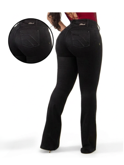 Women Black Jean BW-7298