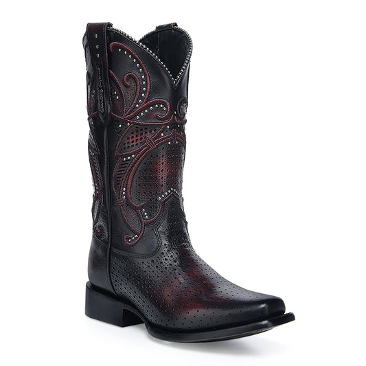 Cowhide Boot, Square Toe - Women Cuadra Boot CU989