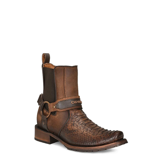Python Leather Shoes: Comfort, Durability, and Standout Style in One - Men Cuadra Boot CU689 - El Rodeo Western Boutique
