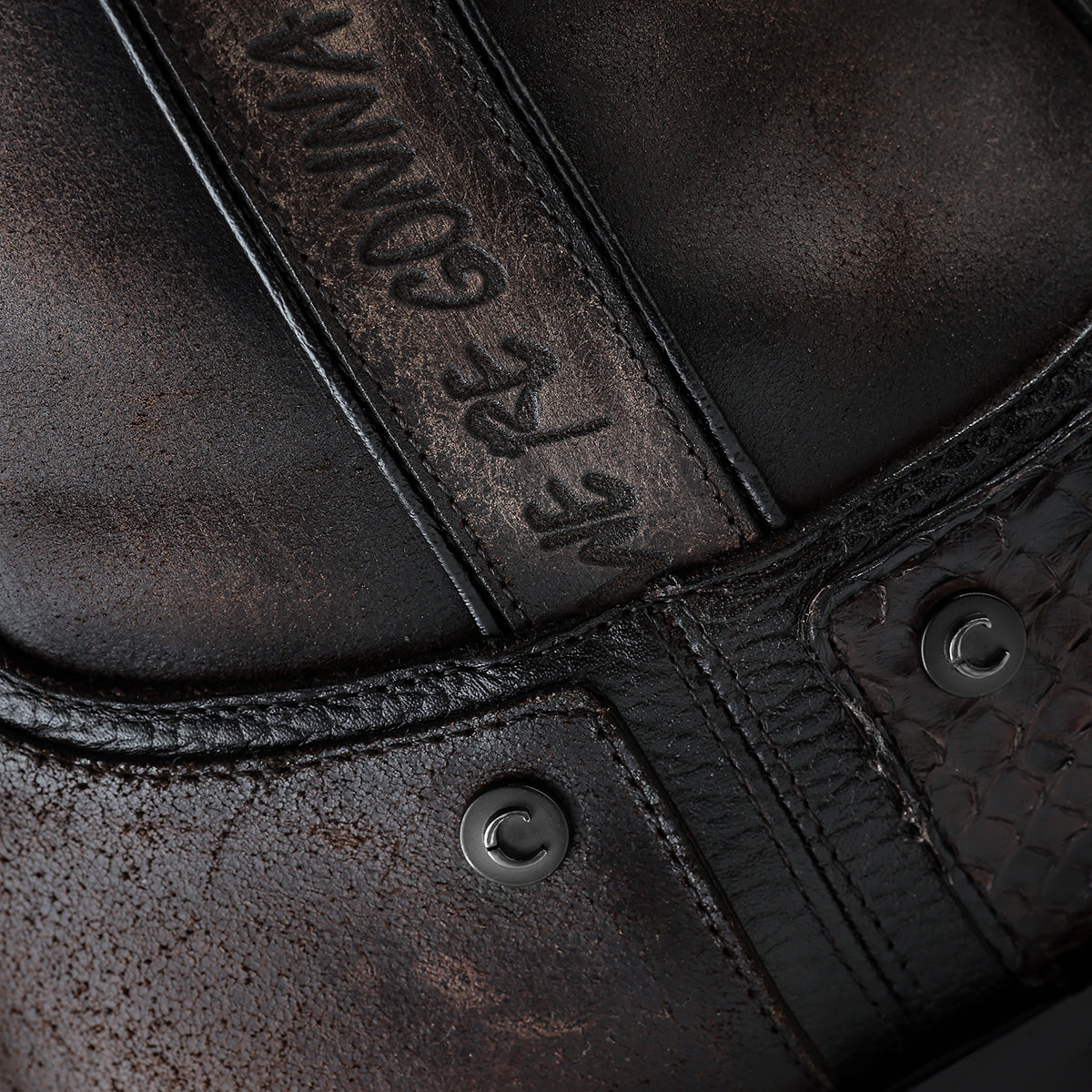 Men Cuadra Python Ankle Boot CC214