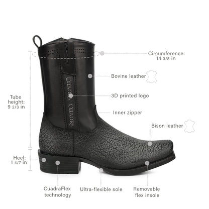 Men Cuadra American Bison Boot CC350