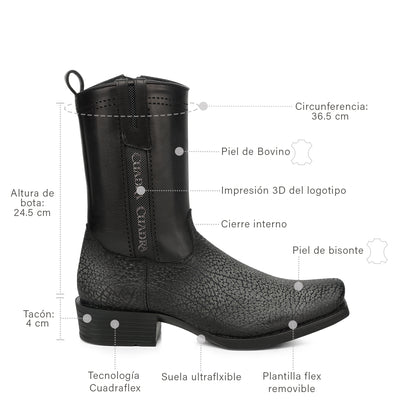 Men Cuadra American Bison Boot CC350