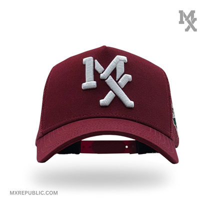 MX Baseball Cap Merlot Trucker MX2007