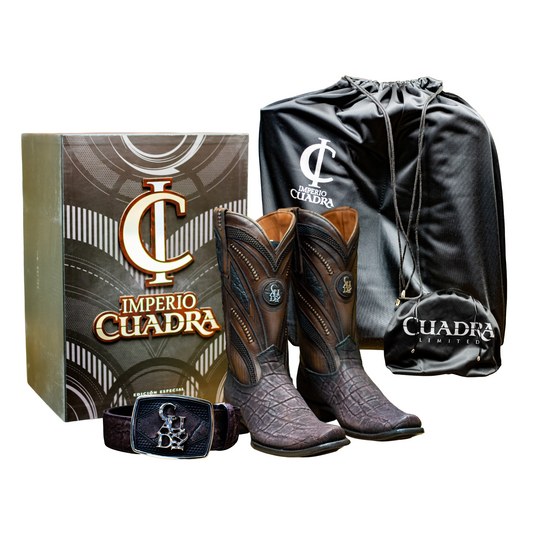 Imperio Cuadra Brown Elephant Boots - Men Cuadra Boot CU740