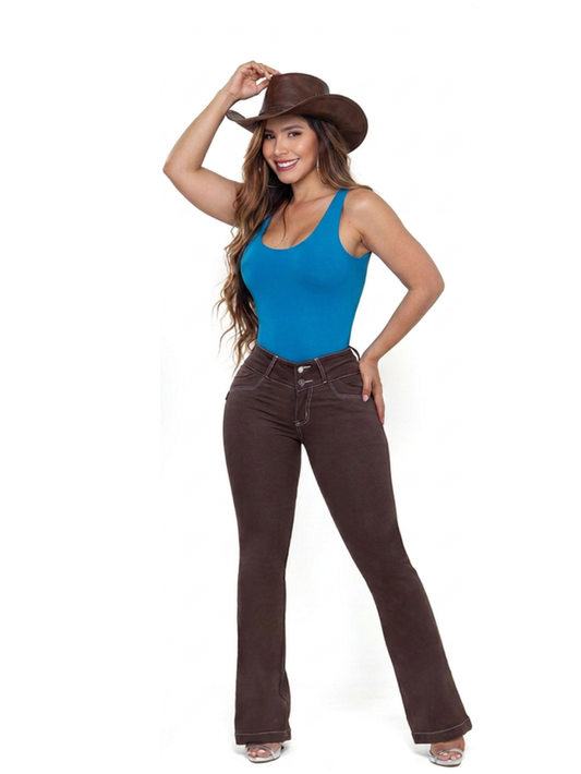 Women Black Jean BW-6937