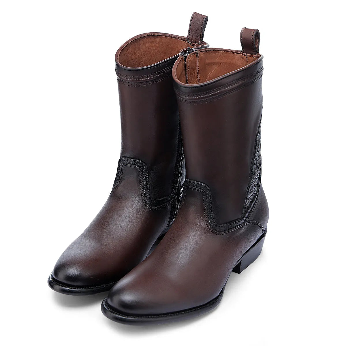 Dark Brown Boots for Men - Versatile Style in Deep Chocolate Color - Men Cuadra Boot CU860 - El Rodeo Western Boutique