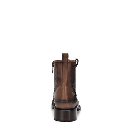 Men’s Leather Ankle Boots: Luxury Elephant Hide Styles for Urban and Western Looks - Men Cuadra Boot CU741 - El Rodeo Western Boutique