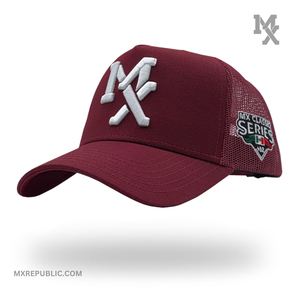 MX Baseball Cap Merlot Trucker MX2007