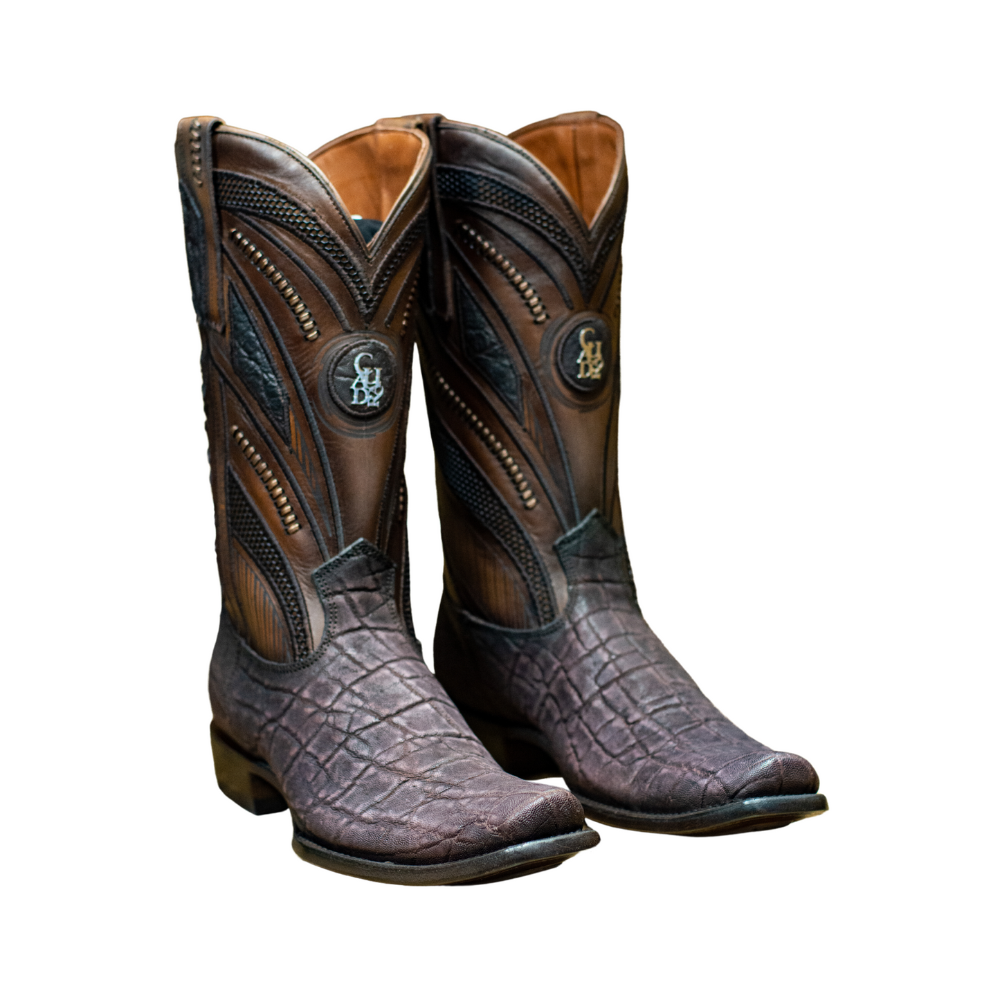 Imperio Cuadra Brown Elephant Boots - Men Cuadra Boot CU740