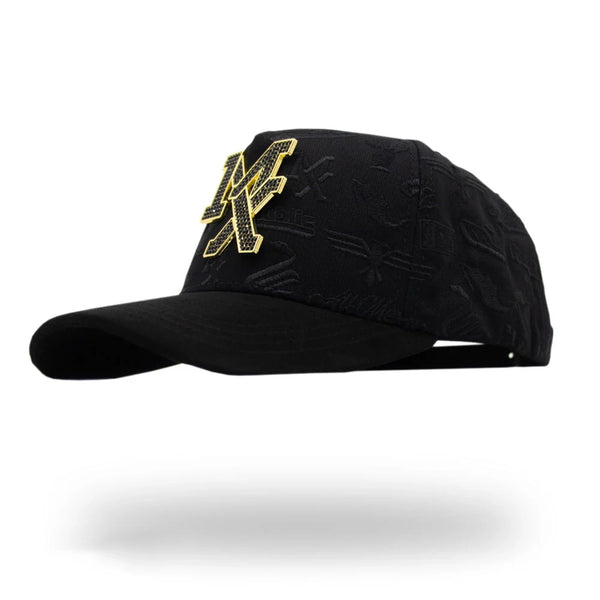 MX Baseball Cap Gold Black Diamonds Deluxe Full Set MX5006