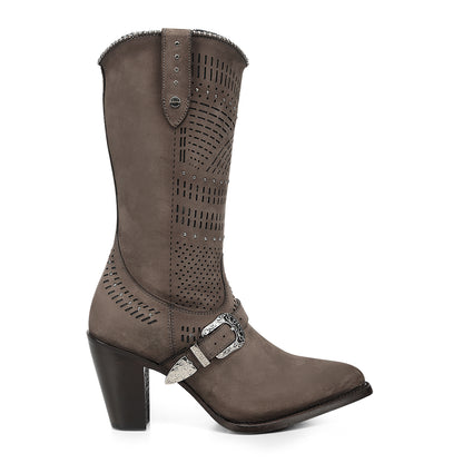 Women Cuadra Cowhide Zipper Boot CC323
