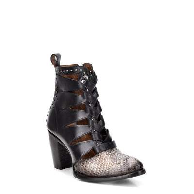 Women’s Ankle Boots: Sophistication, Comfort, and Exotic Python Leather Detailing - Women Cuadra Boot CU438 - El Rodeo Western Boutique