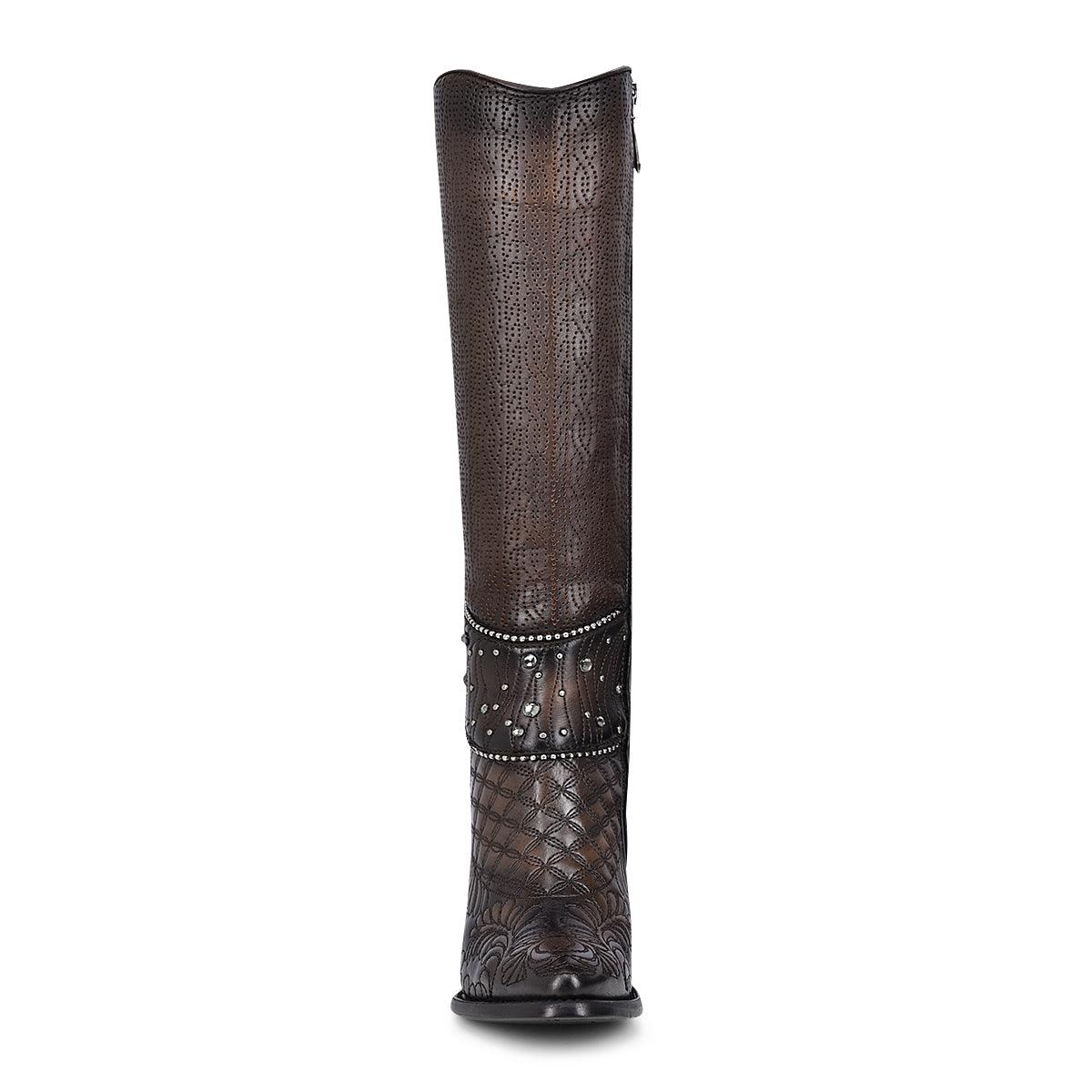 Knee-High Leather Boots for Women: Comfort and Luxury Combined - Women Cuadra Boot CU584 - El Rodeo Western Boutique