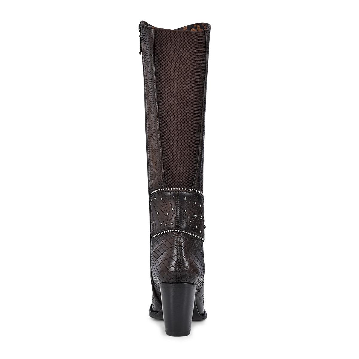 Knee-High Leather Boots for Women: Comfort and Luxury Combined - Women Cuadra Boot CU584 - El Rodeo Western Boutique