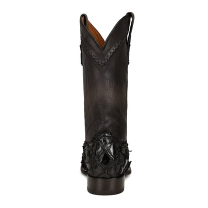 Black Poison Pirarucu Boots - Men Cuadra Boot CU787