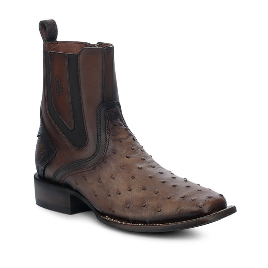Ostric Boot, Square Toe - -Men Cuadra Boot CU889