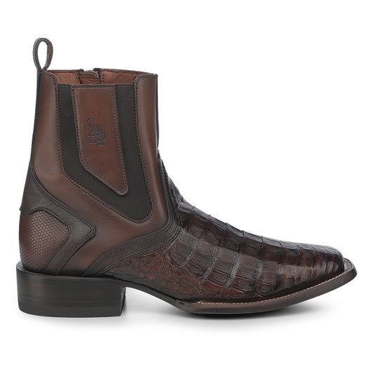 Exotic Ankle Boot, Square Toe - Men Cuadra Boot CU892