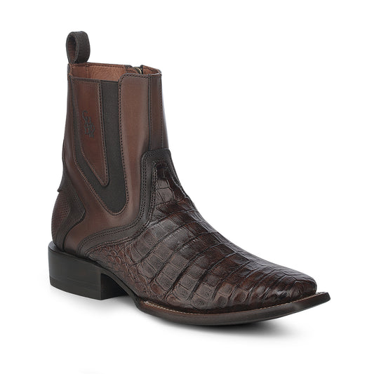 Exotic Ankle Boot, Square Toe - Men Cuadra Boot CU892