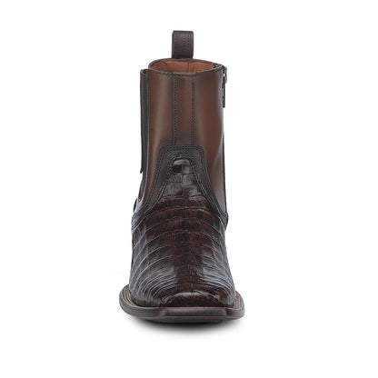 Exotic Ankle Boot, Square Toe - Men Cuadra Boot CU892