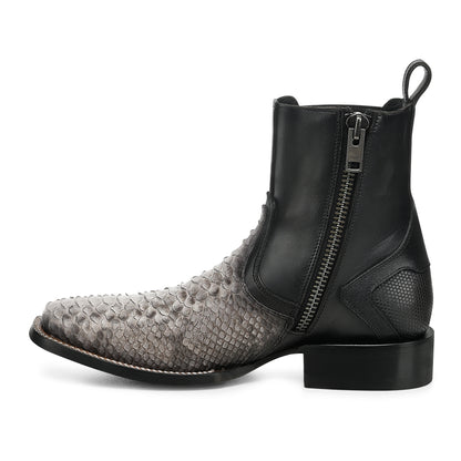 Men Cuadra Python Zipper Boot CC283