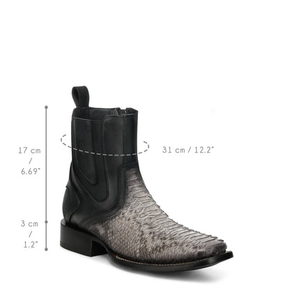 Men Cuadra Python Zipper Boot CC283