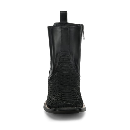 Men Cuadra Python Zipper Boot CC285