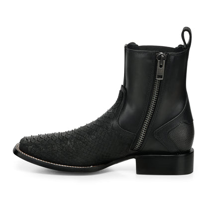 Men Cuadra Python Zipper Boot CC285