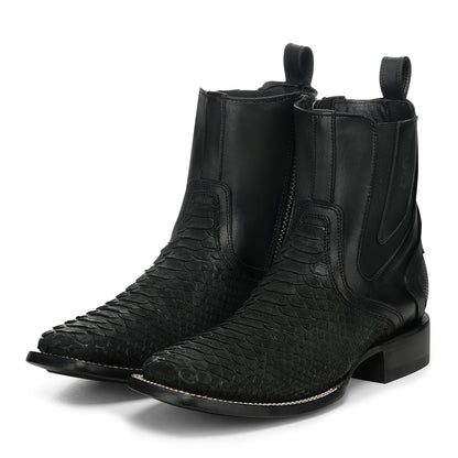 Men Cuadra Python Zipper Boot CC285