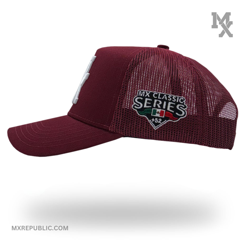 MX Baseball Cap Merlot Trucker MX2007