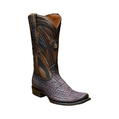 Imperio Cuadra Brown Elephant Boots - Men Cuadra Boot CU740