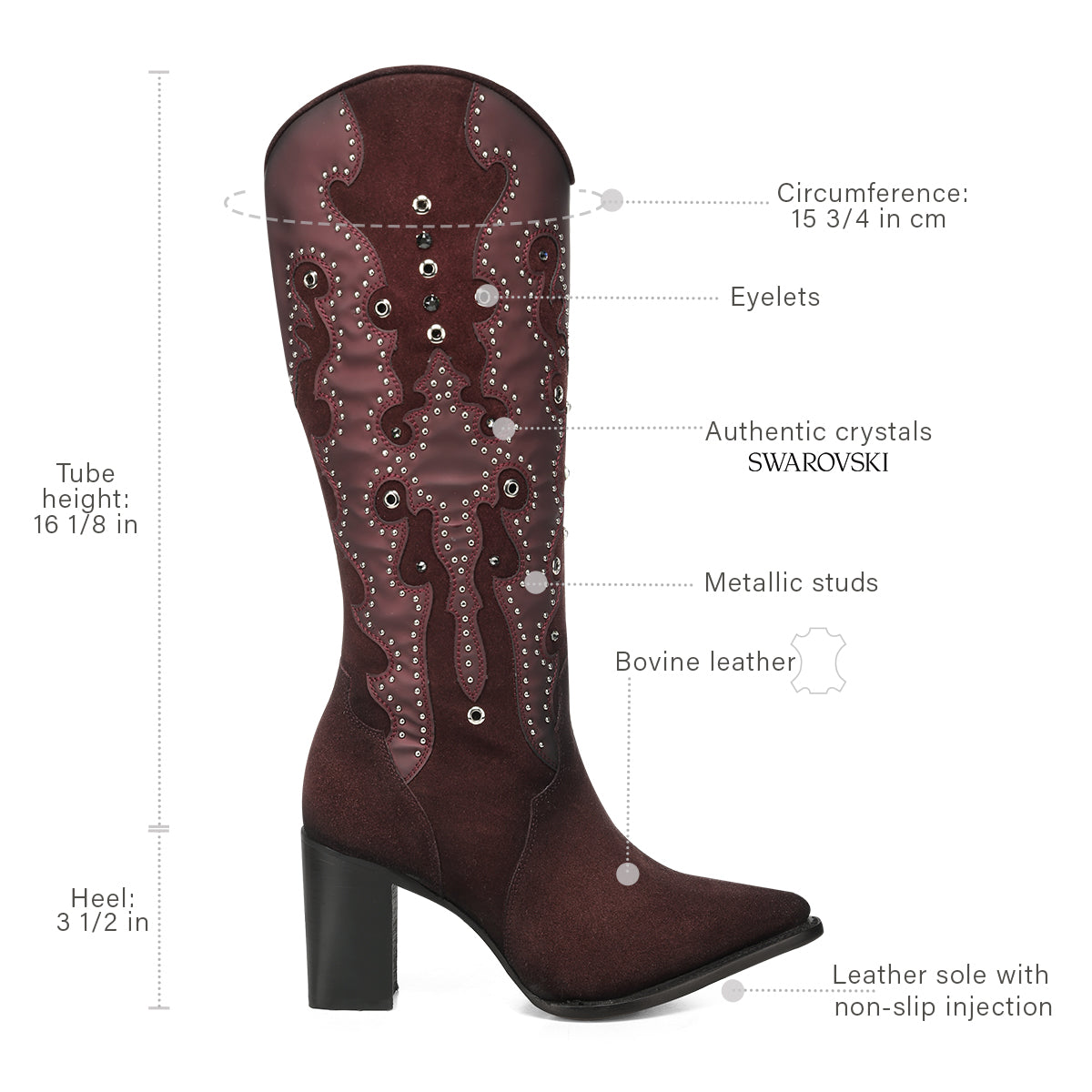 Women Cuadra Cowhide Boot CC358