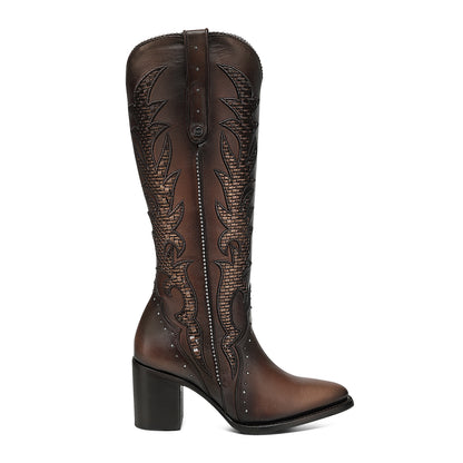 Women Cuadra Cowhide Zipper Boot CC338