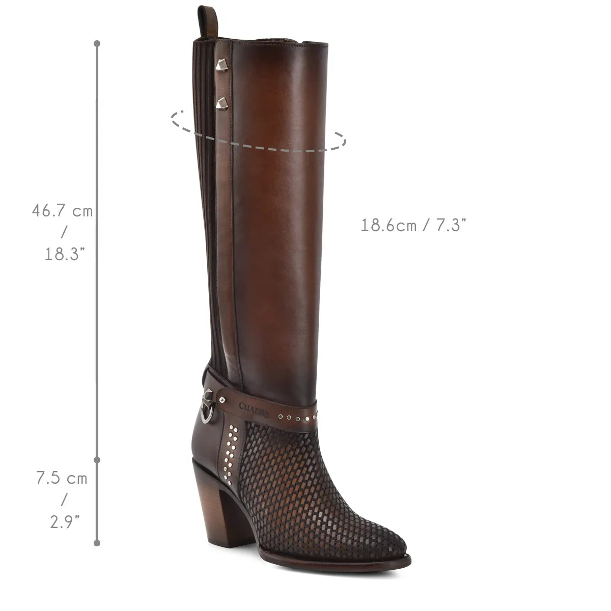 Brown Tall Boots Womens Style: Handmade Elegance Meets Everyday Versatility - Women Cuadra Boot CU774 - El Rodeo Western Boutique