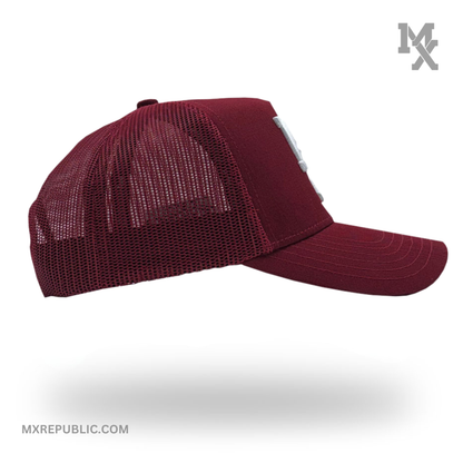 MX Baseball Cap Merlot Trucker MX2007