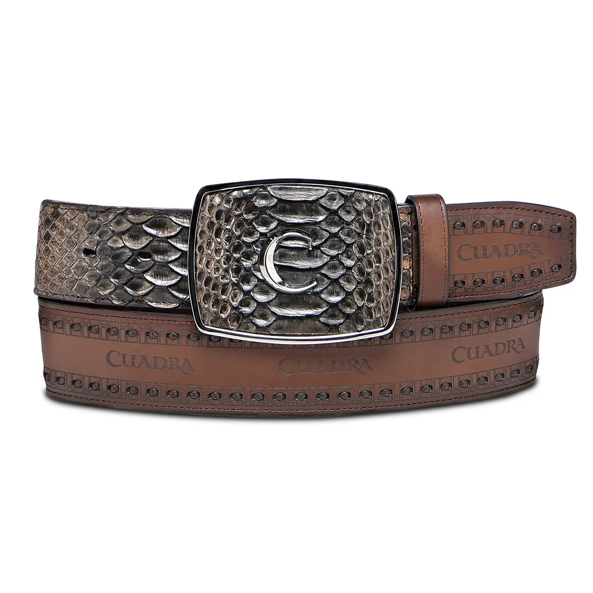 Men Cuadra Python Belt BC424