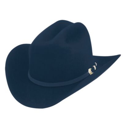 6X Real Denim Larry Mahans Fur Felt Hat
