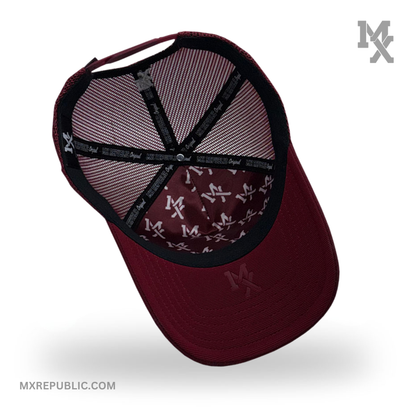 MX Baseball Cap Merlot Trucker MX2007