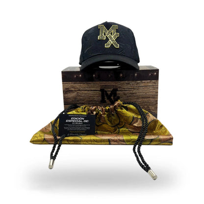 MX Baseball Cap Gold Black Diamonds Deluxe Full Set