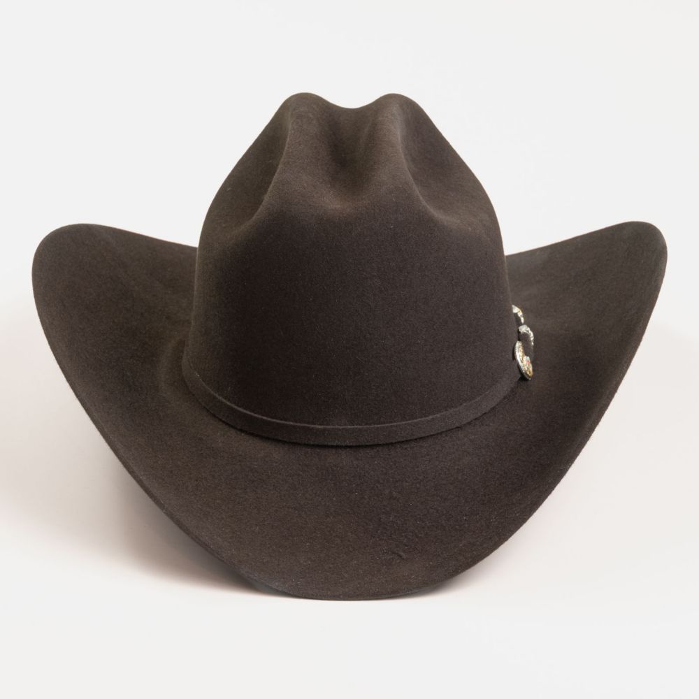 6X Real Brown Larry Mahans Fur Felt Hat