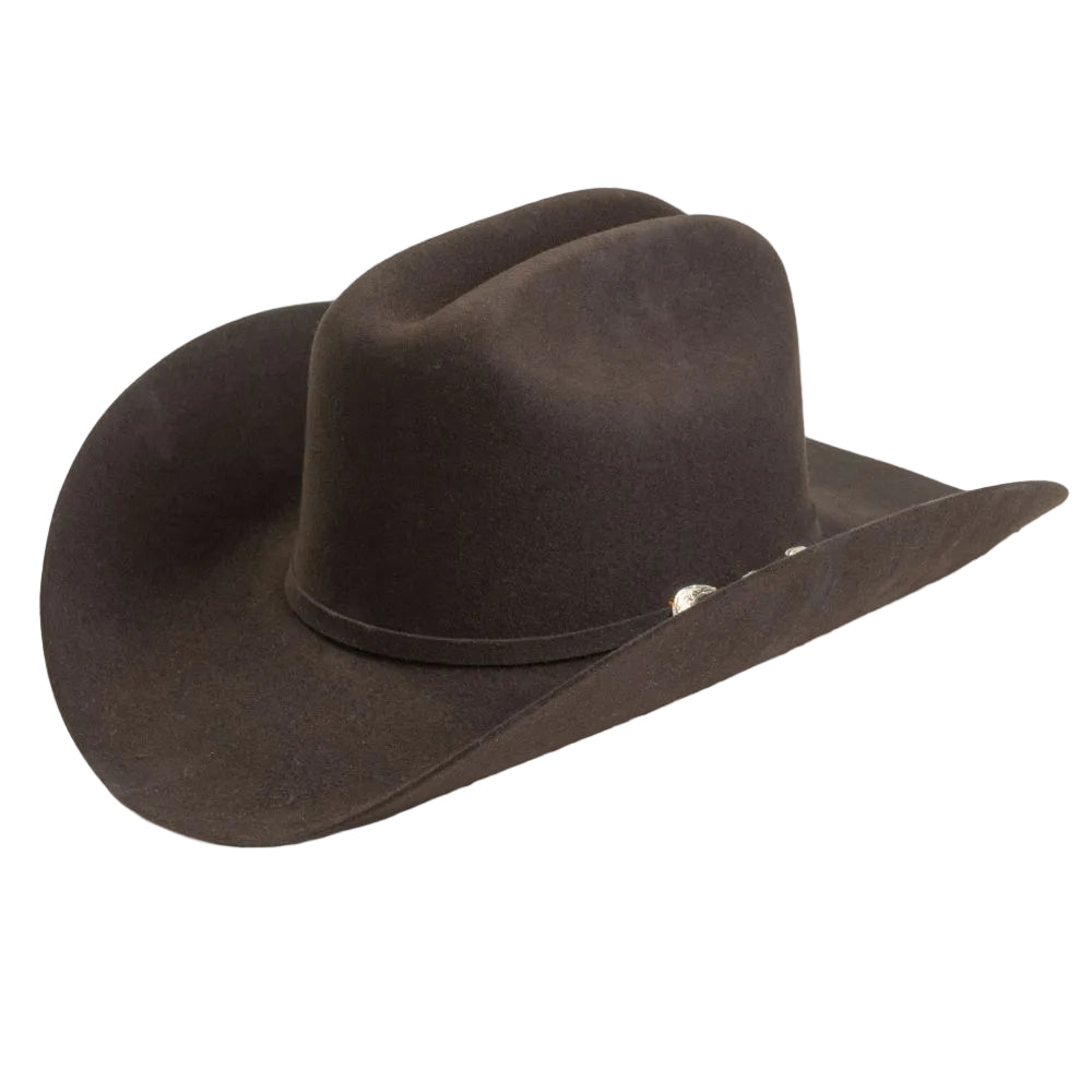 6X Real Brown Larry Mahans Fur Felt Hat
