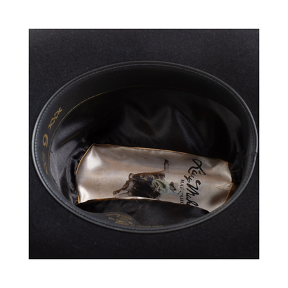 6X Real Black Larry Mahans Fur Felt Hat