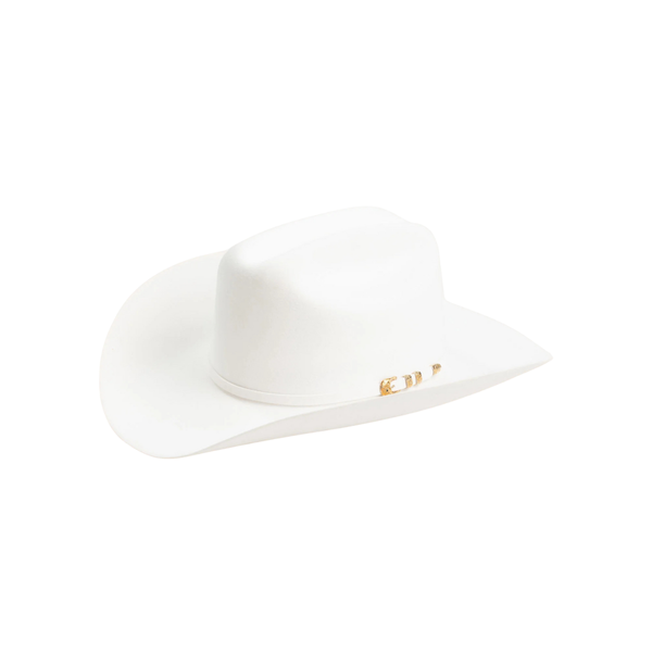 6X Real White Larry Mahans Fur Felt Hat