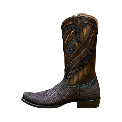 Imperio Cuadra Brown Elephant Boots - Men Cuadra Boot CU740