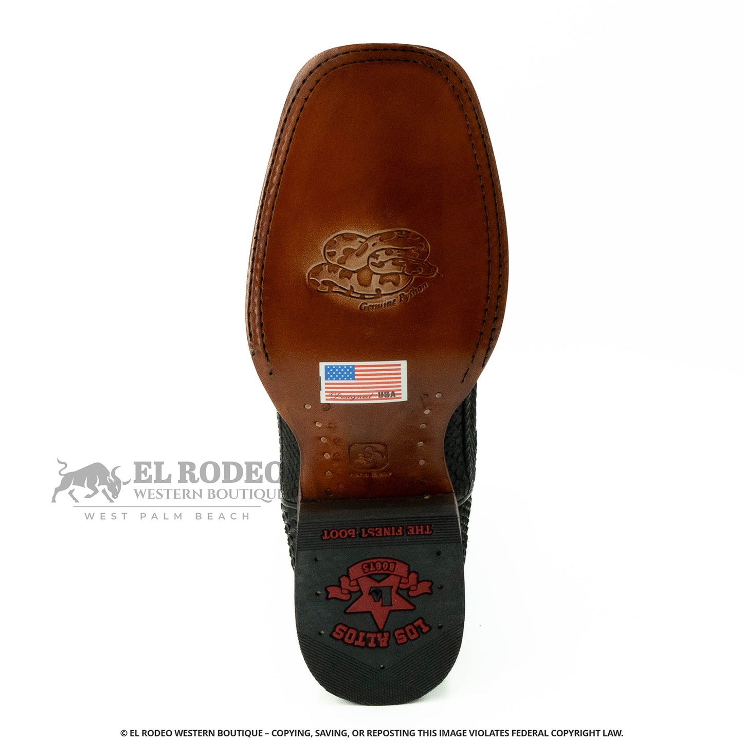 Men Los Altos Python Boots H822N5705