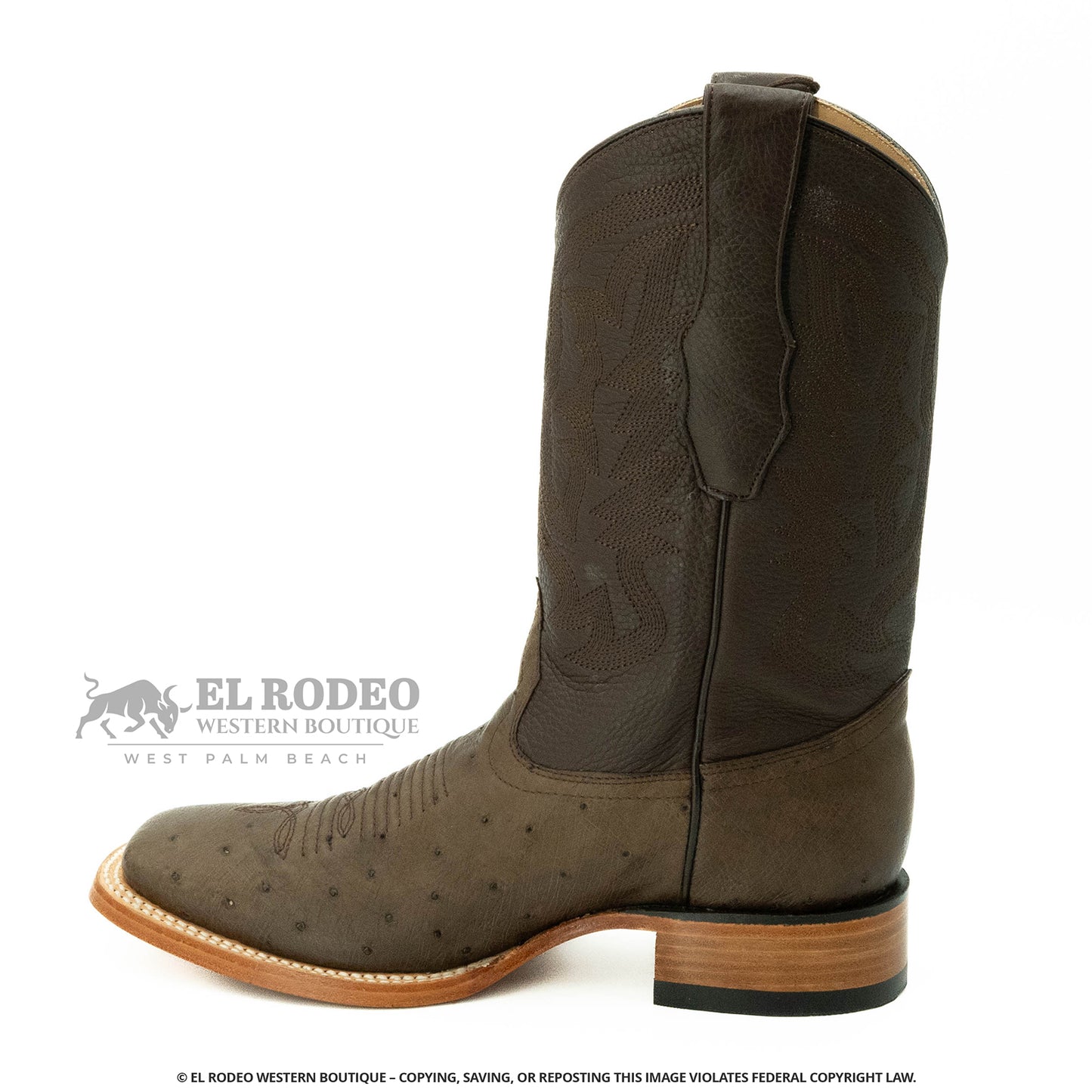 Men Los Altos Ostrich Boots H827G9707
