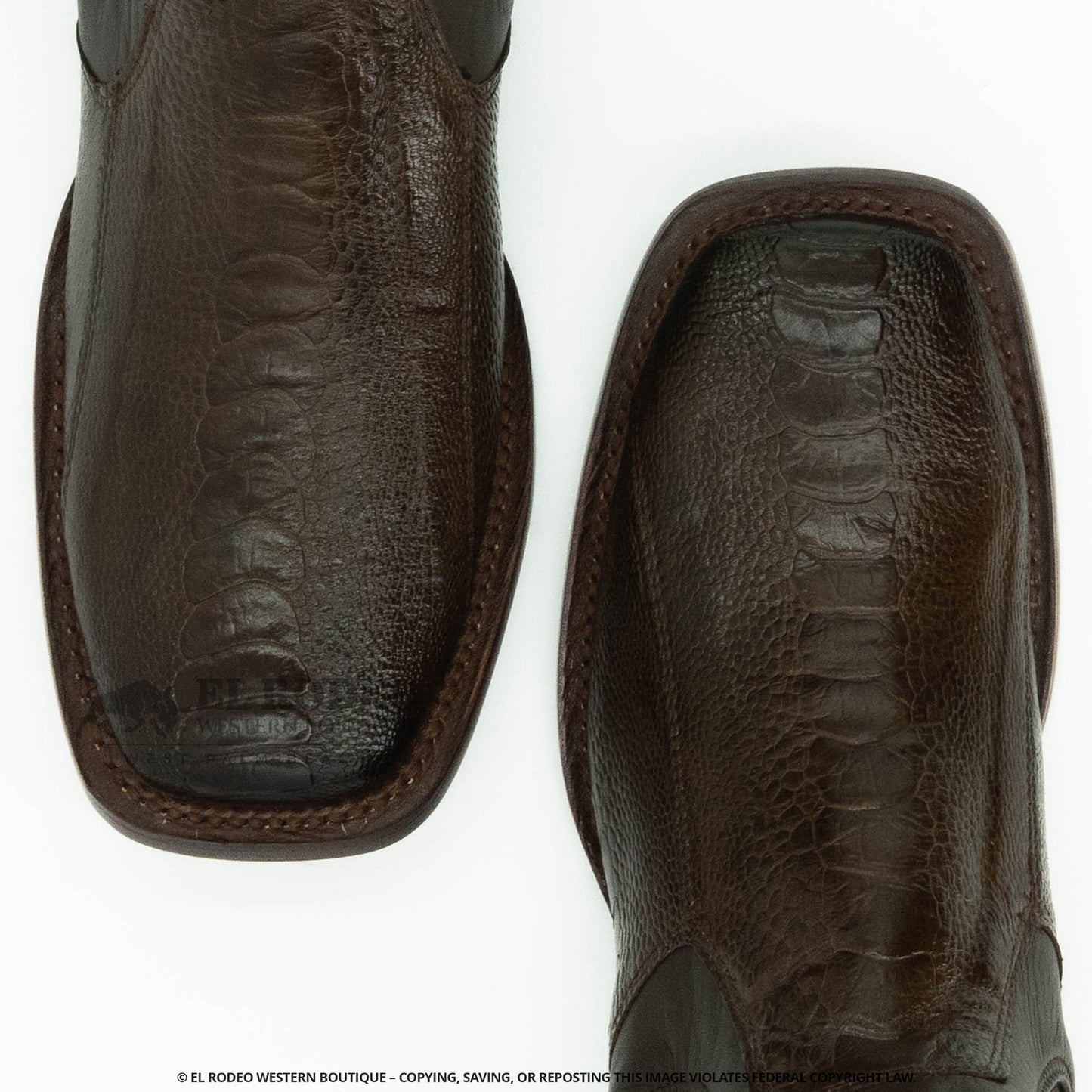 Men Los Altos Ostrich Ankle Boot H82BV0516