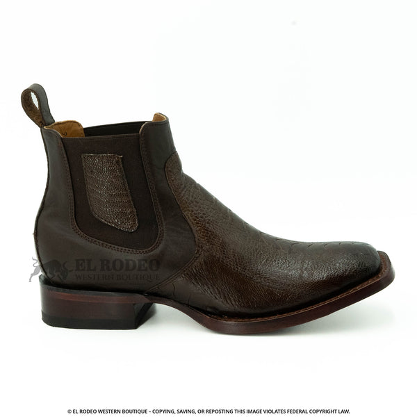 Men Los Altos Ostrich Ankle Boot H82BV0516