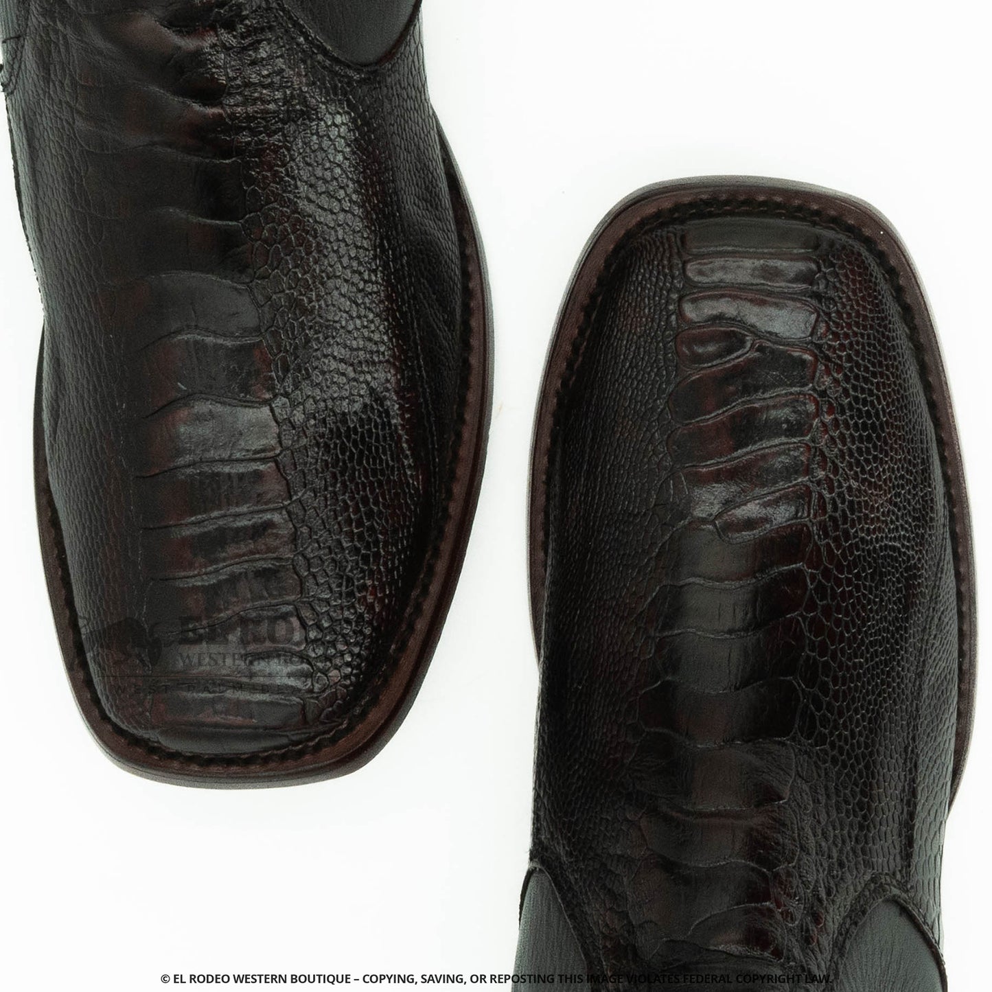 Men Los Altos Ostrich Ankle Boot H82BV0518