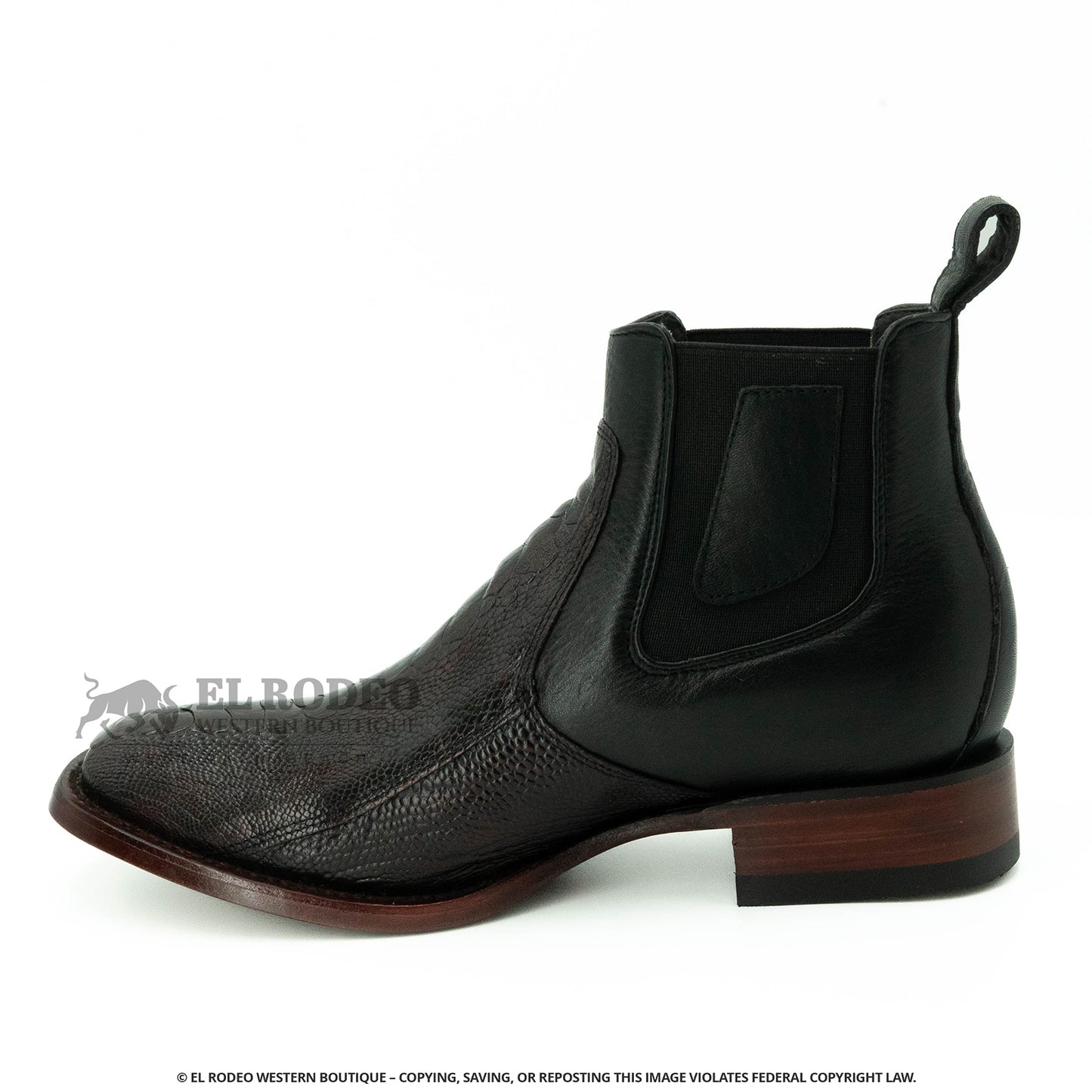 Men Los Altos Ostrich Ankle Boot H82BV0518