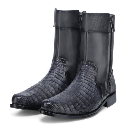 Exotic Boot, Round Toe - Men Cuadra Ankle Boot FF207